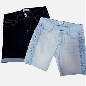 Jordache denim shorts, girls size 7 and 8